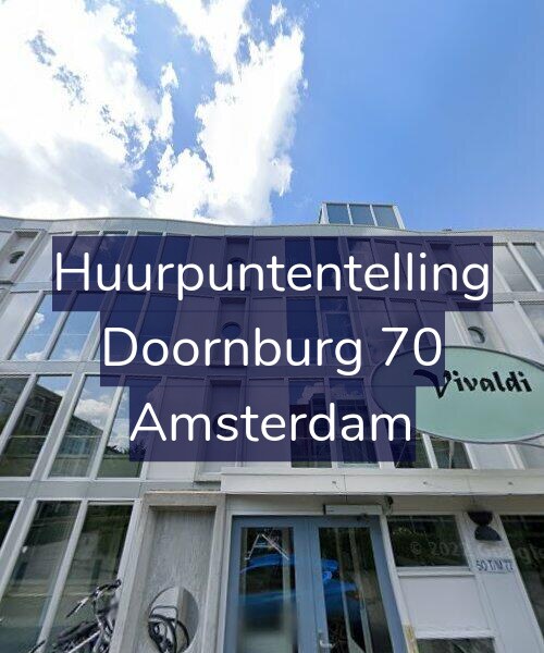 Foto gevel Huurpuntentelling voor Doornburg 70, Amsterdam