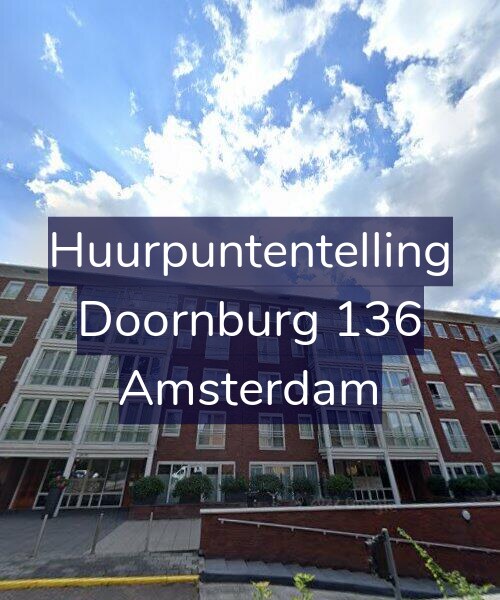 Foto gevel Huurpuntentelling voor Doornburg 136, Amsterdam