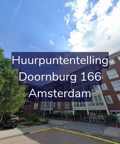 Foto gevel Huurpuntentelling voor Doornburg 166, Amsterdam