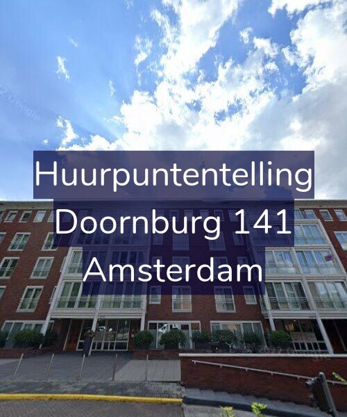 Foto gevel Huurpuntentelling voor Doornburg 141, Amsterdam