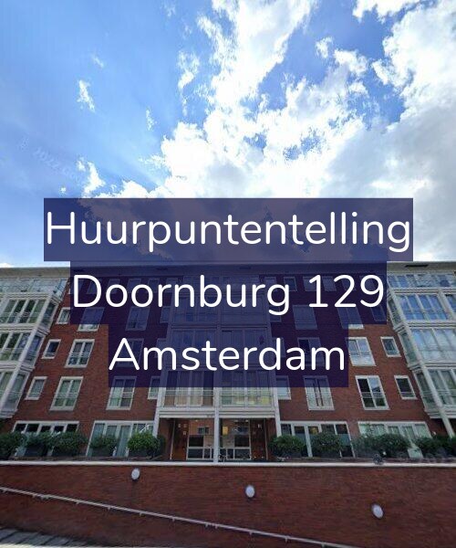 Foto gevel Huurpuntentelling voor Doornburg 129, Amsterdam