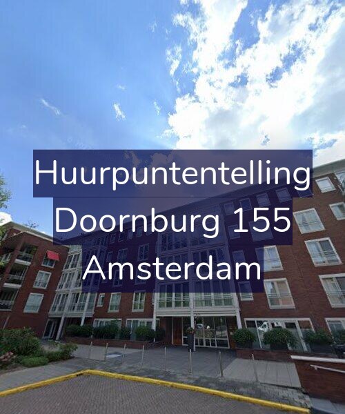 Foto gevel Huurpuntentelling voor Doornburg 155, Amsterdam