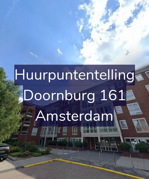Foto gevel Huurpuntentelling voor Doornburg 161, Amsterdam