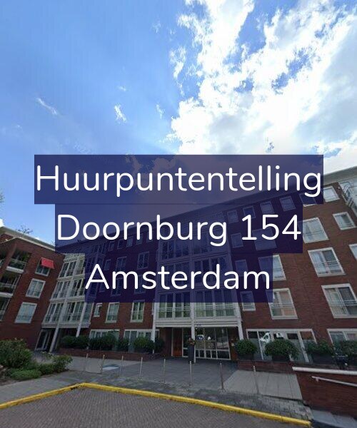 Foto gevel Huurpuntentelling voor Doornburg 154, Amsterdam