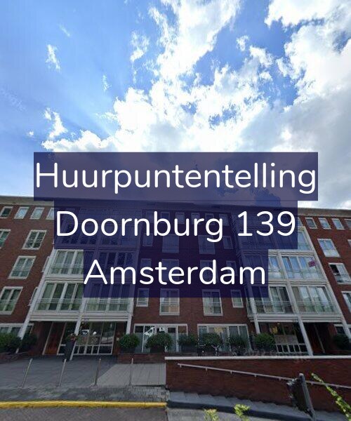Foto gevel Huurpuntentelling voor Doornburg 139, Amsterdam