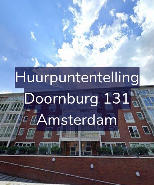 Foto gevel Huurpuntentelling voor Doornburg 131, Amsterdam