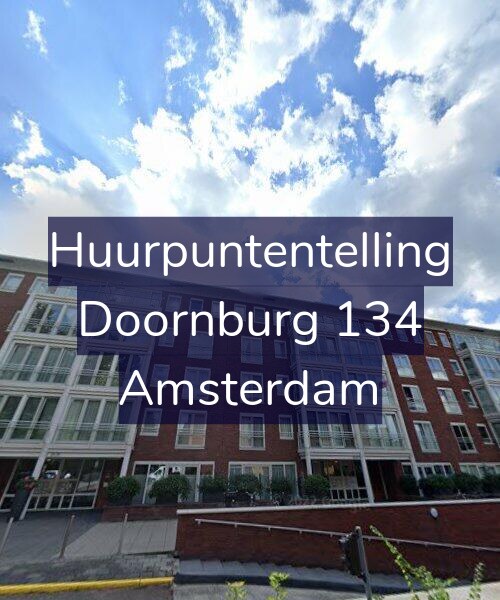 Foto gevel Huurpuntentelling voor Doornburg 134, Amsterdam