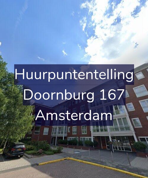 Foto gevel Huurpuntentelling voor Doornburg 167, Amsterdam