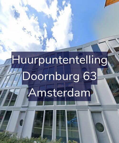 Foto gevel Huurpuntentelling voor Doornburg 63, Amsterdam