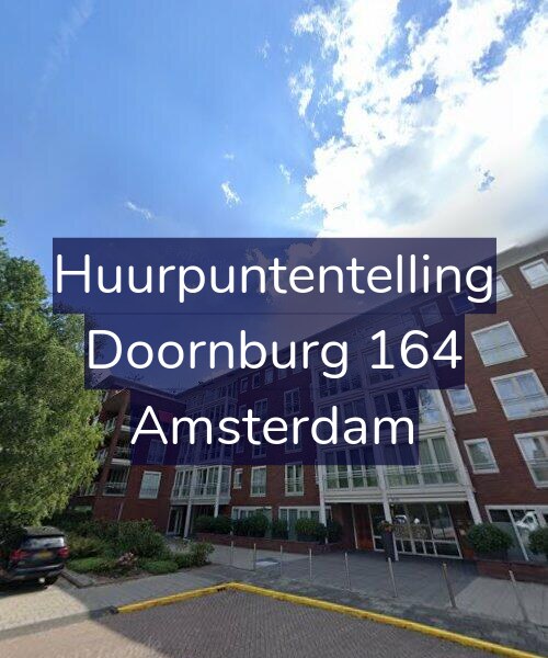 Foto gevel Huurpuntentelling voor Doornburg 164, Amsterdam