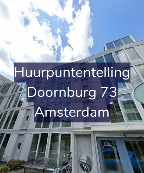 Foto gevel Huurpuntentelling voor Doornburg 73, Amsterdam