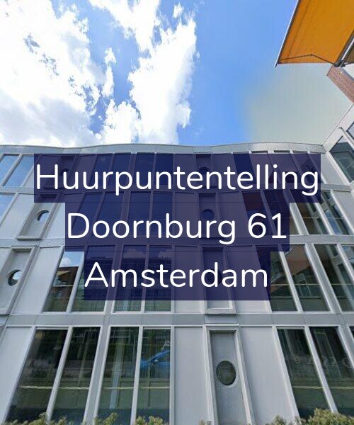 Foto gevel Huurpuntentelling voor Doornburg 61, Amsterdam