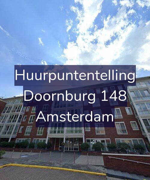 Foto gevel Huurpuntentelling voor Doornburg 148, Amsterdam