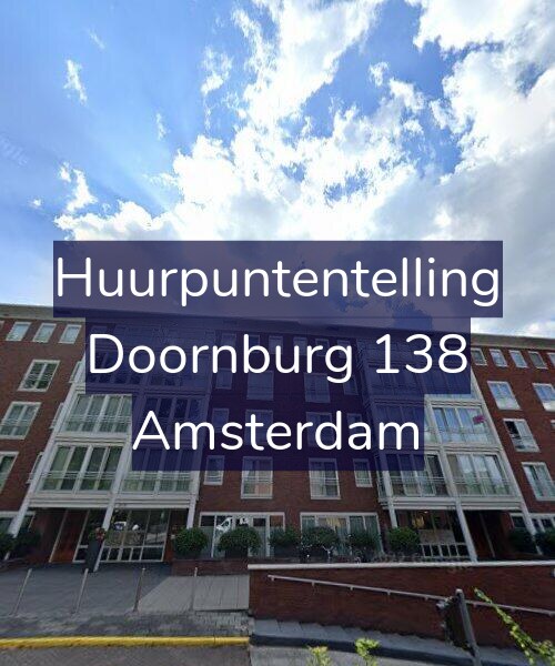 Foto gevel Huurpuntentelling voor Doornburg 138, Amsterdam