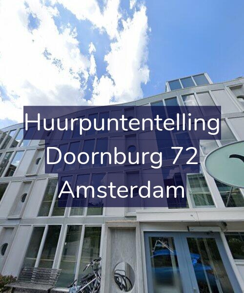 Foto gevel Huurpuntentelling voor Doornburg 72, Amsterdam