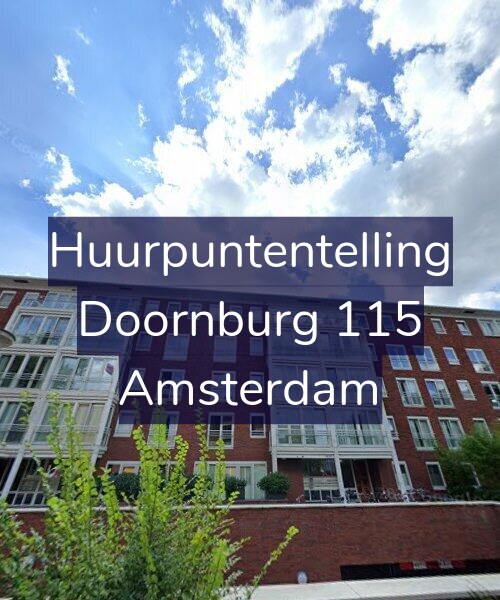 Foto gevel Huurpuntentelling voor Doornburg 115, Amsterdam