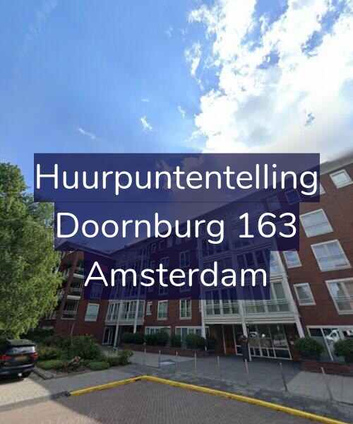 Foto gevel Huurpuntentelling voor Doornburg 163, Amsterdam