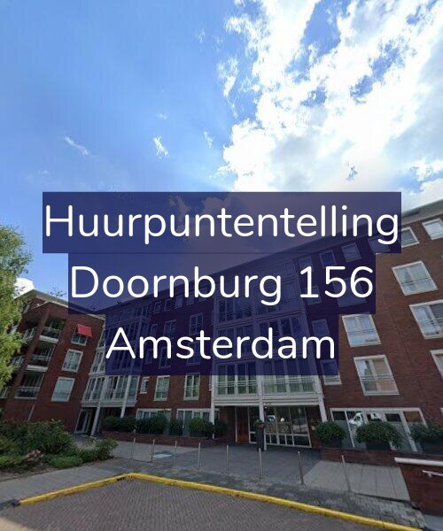 Foto gevel Huurpuntentelling voor Doornburg 156, Amsterdam