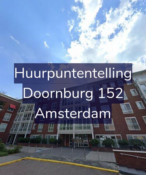 Foto gevel Huurpuntentelling voor Doornburg 152, Amsterdam