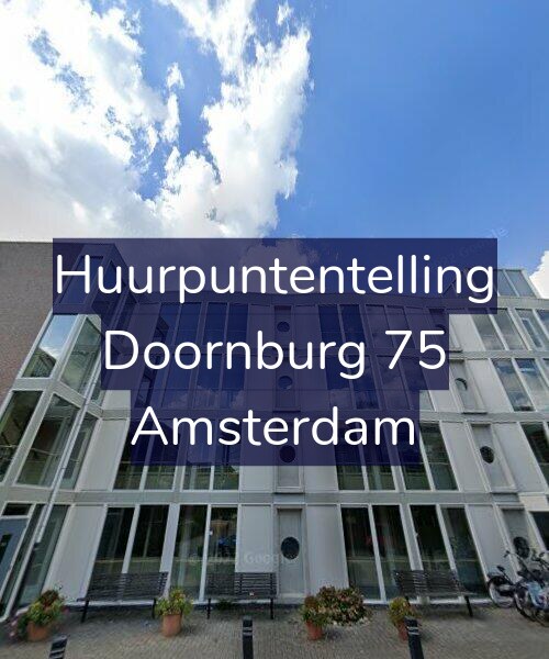 Foto gevel Huurpuntentelling voor Doornburg 75, Amsterdam