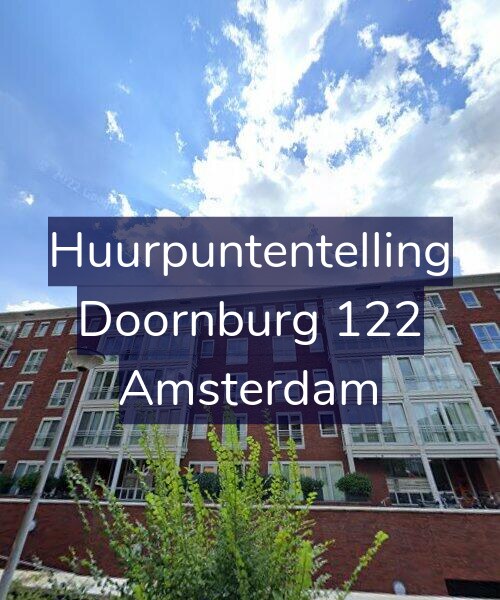 Foto gevel Huurpuntentelling voor Doornburg 122, Amsterdam