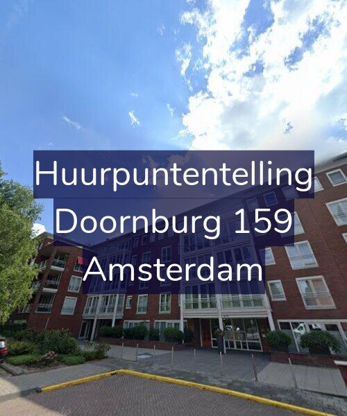 Foto gevel Huurpuntentelling voor Doornburg 159, Amsterdam