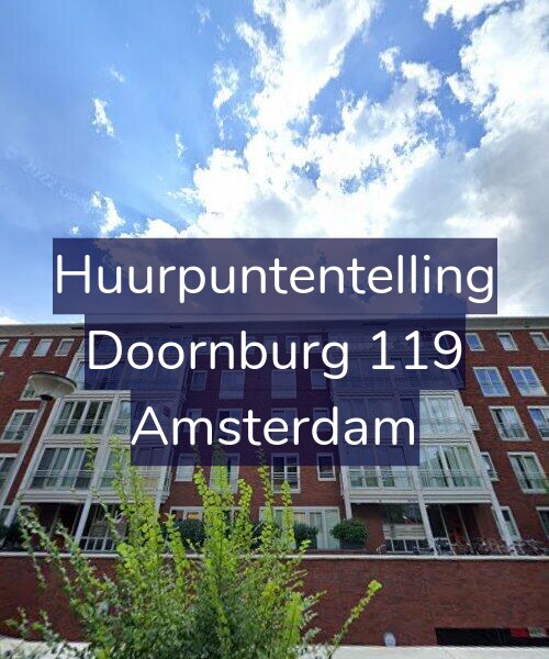 Foto gevel Huurpuntentelling voor Doornburg 119, Amsterdam