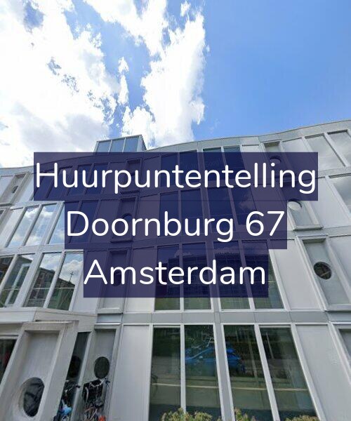 Foto gevel Huurpuntentelling voor Doornburg 67, Amsterdam