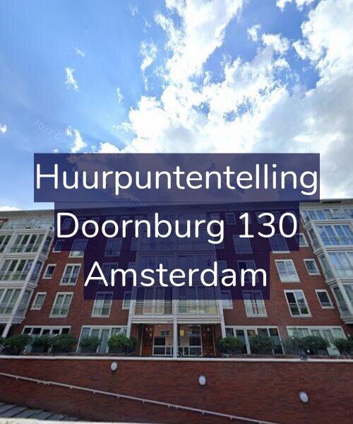 Foto gevel Huurpuntentelling voor Doornburg 130, Amsterdam