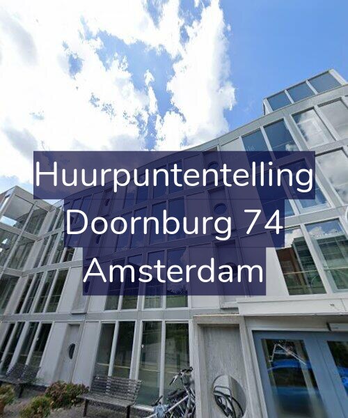 Foto gevel Huurpuntentelling voor Doornburg 74, Amsterdam