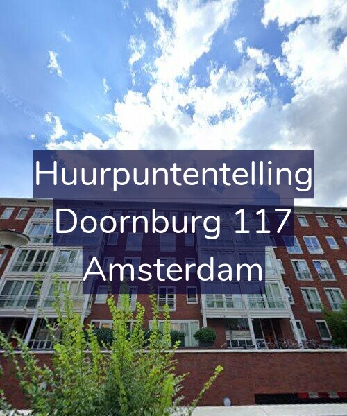 Foto gevel Huurpuntentelling voor Doornburg 117, Amsterdam