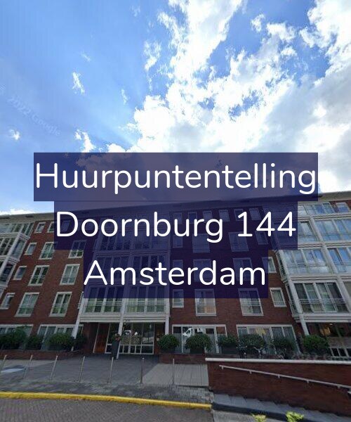 Foto gevel Huurpuntentelling voor Doornburg 144, Amsterdam