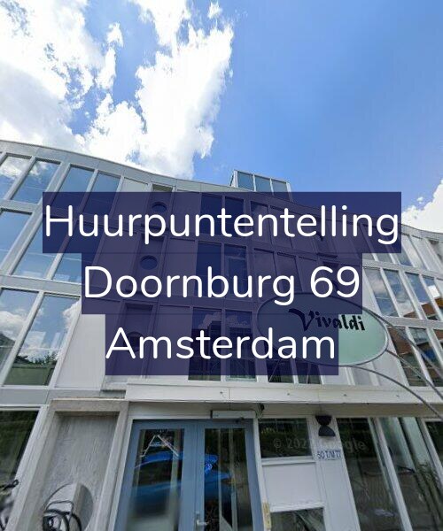 Foto gevel Huurpuntentelling voor Doornburg 69, Amsterdam