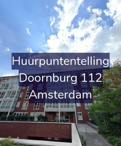 Foto gevel Huurpuntentelling voor Doornburg 112, Amsterdam