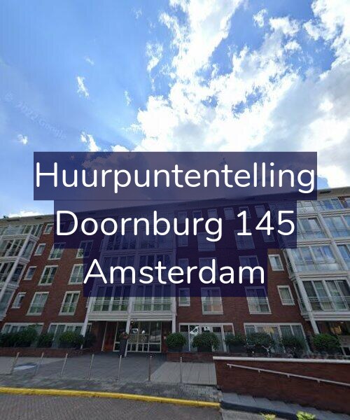 Foto gevel Huurpuntentelling voor Doornburg 145, Amsterdam