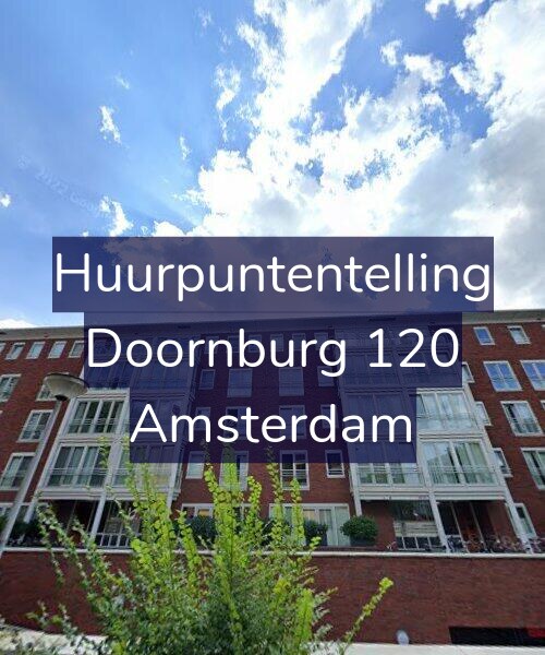 Foto gevel Huurpuntentelling voor Doornburg 120, Amsterdam
