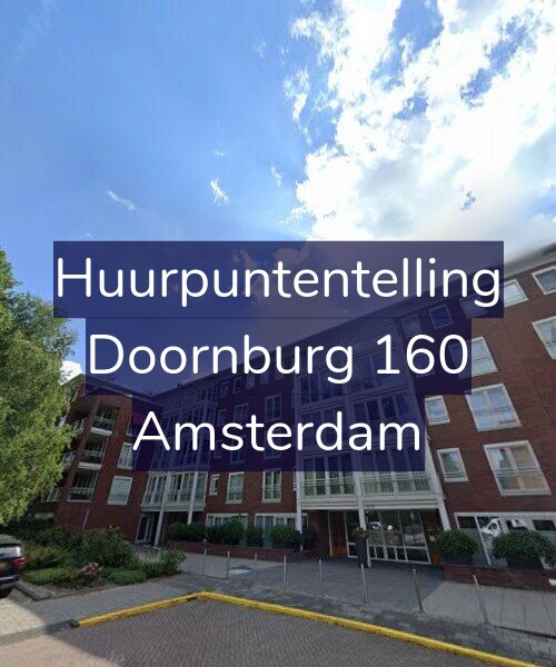 Foto gevel Huurpuntentelling voor Doornburg 160, Amsterdam