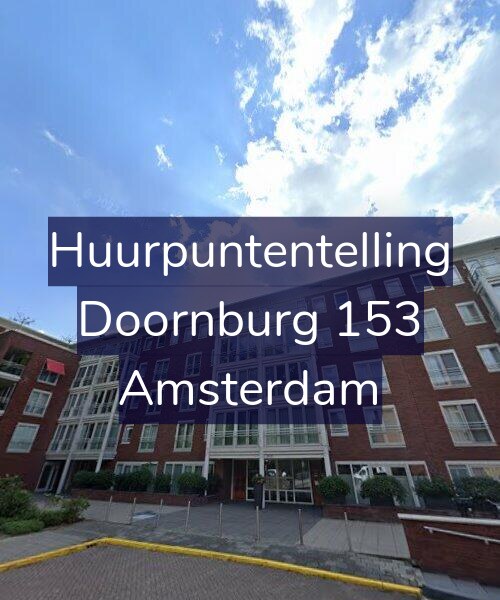 Foto gevel Huurpuntentelling voor Doornburg 153, Amsterdam