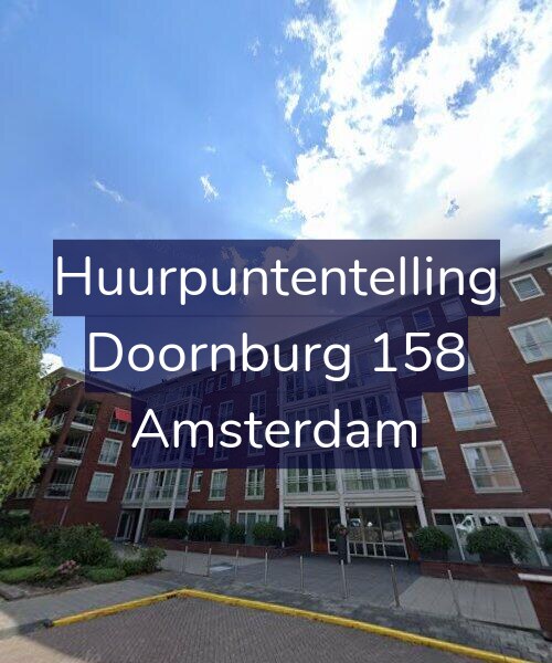 Foto gevel Huurpuntentelling voor Doornburg 158, Amsterdam