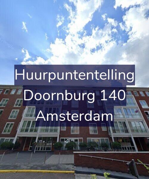 Foto gevel Huurpuntentelling voor Doornburg 140, Amsterdam