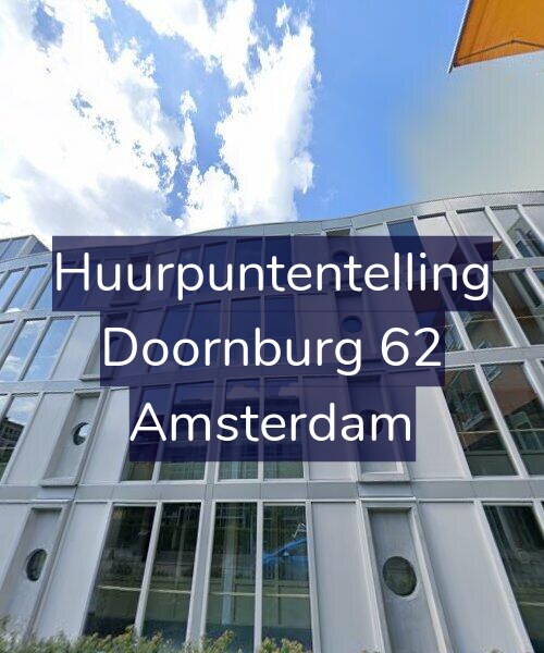 Foto gevel Huurpuntentelling voor Doornburg 62, Amsterdam