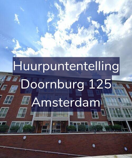 Foto gevel Huurpuntentelling voor Doornburg 125, Amsterdam