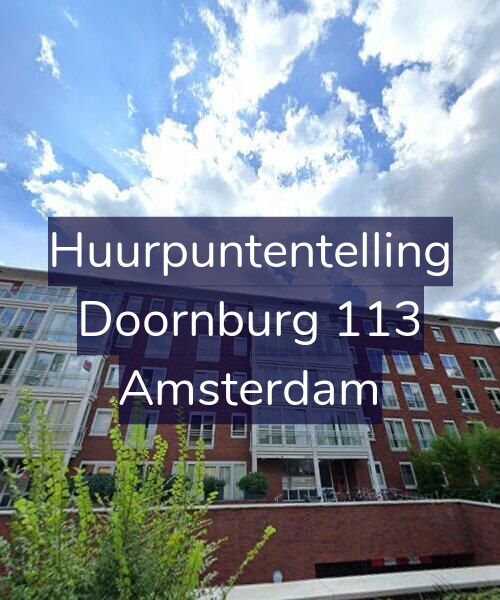 Foto gevel Huurpuntentelling voor Doornburg 113, Amsterdam