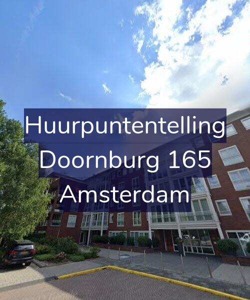 Foto gevel Huurpuntentelling voor Doornburg 165, Amsterdam