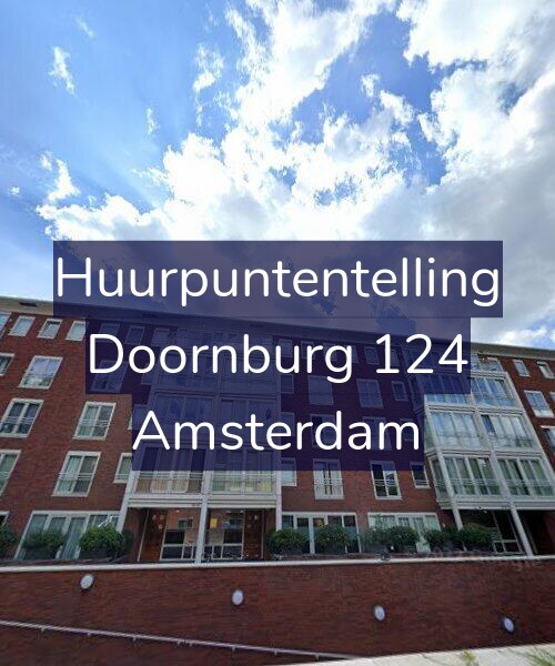Foto gevel Huurpuntentelling voor Doornburg 124, Amsterdam