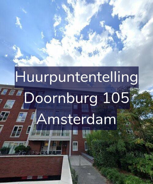 Foto gevel Huurpuntentelling voor Doornburg 105, Amsterdam