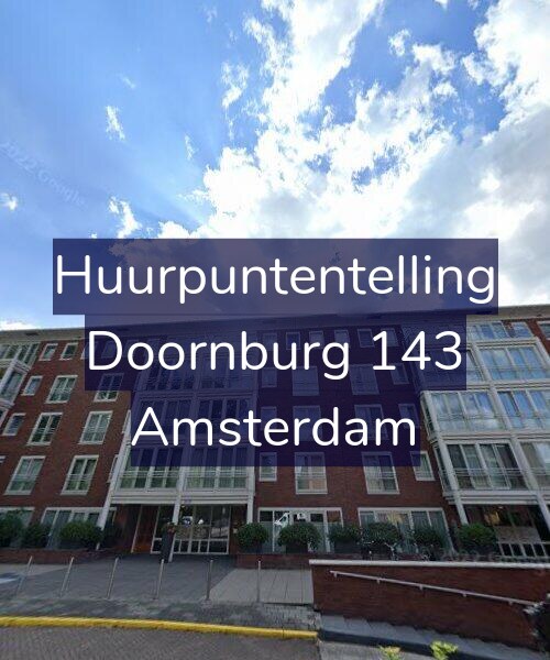 Foto gevel Huurpuntentelling voor Doornburg 143, Amsterdam