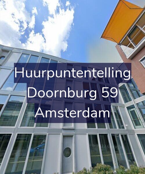 Foto gevel Huurpuntentelling voor Doornburg 59, Amsterdam