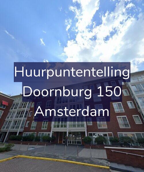 Foto gevel Huurpuntentelling voor Doornburg 150, Amsterdam