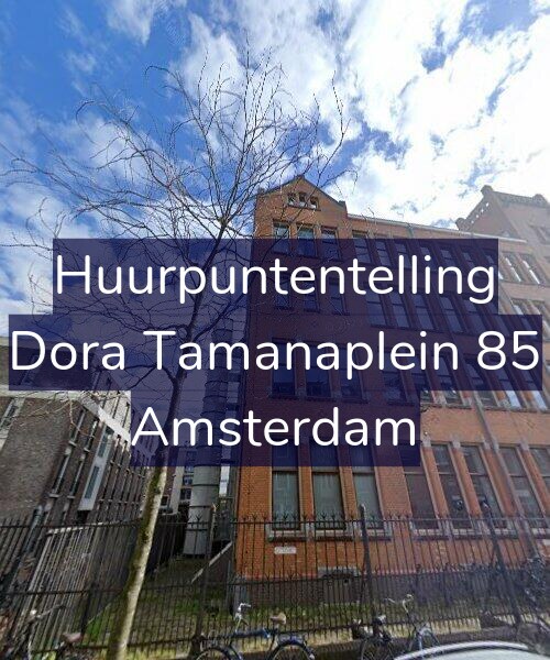 Foto gevel Huurpuntentelling voor Dora Tamanaplein 85, Amsterdam